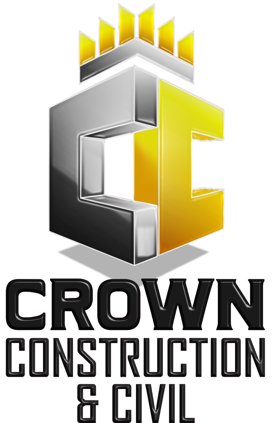 CROWN CONSTRUCTION & CIVIL LOGO 3D